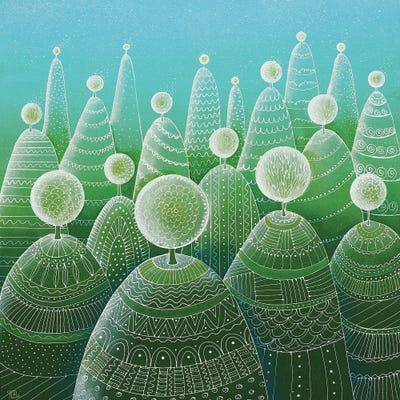 High Crops by Paule Bernard Roussel framed wall art