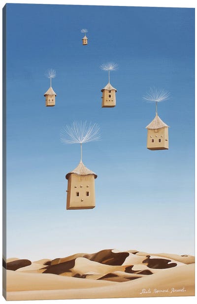 I Sow With Any Wind Canvas Art Print - Similar to Salvador Dali