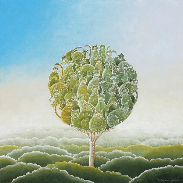 Paule Bernard Roussel: The Cat Tree by Paule Bernard Roussel