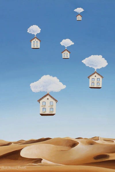 Playful Surrealism: Go Up In Smoke by Paule Bernard Roussel