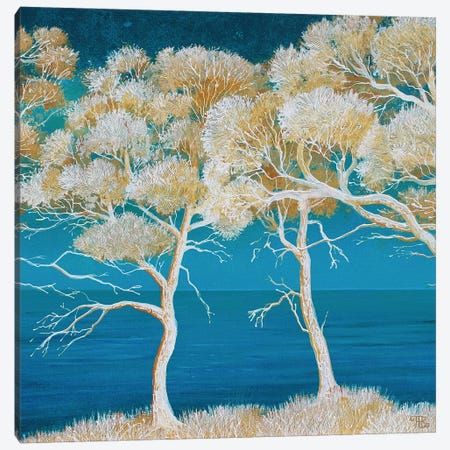 Sea ​​Pines Canvas Print #PBN91} by Paule Bernard Roussel Art Print