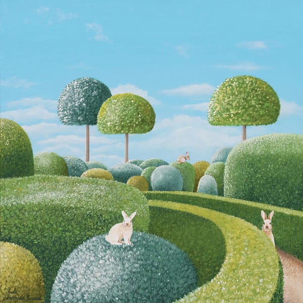 Paule Bernard Roussel: Rabbit Pose by Paule Bernard Roussel