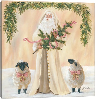 A Golden Christmas     Canvas Art Print - Pam Britton