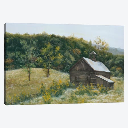 Barn in Vermont Canvas Print #PBR19} by Pam Britton Art Print