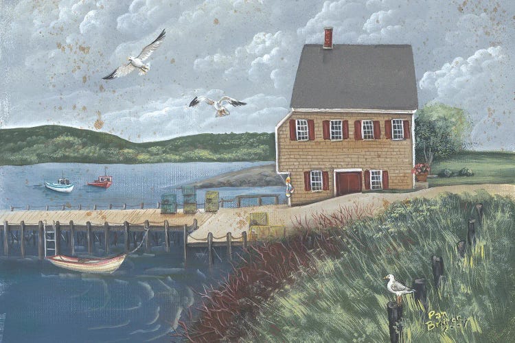 Cate's House by Pam Britton wall art
