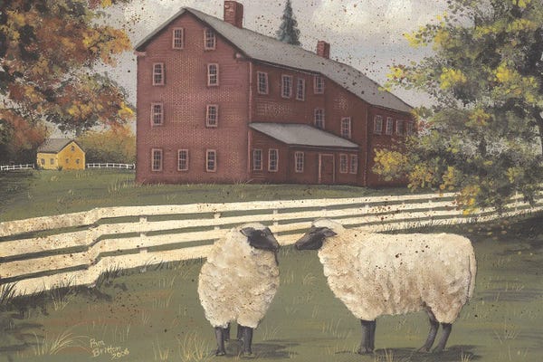 Pam Britton: Hancock Sheep by Pam Britton