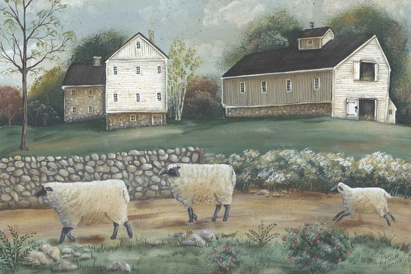 Pam Britton: Pennsylvania Farm by Pam Britton