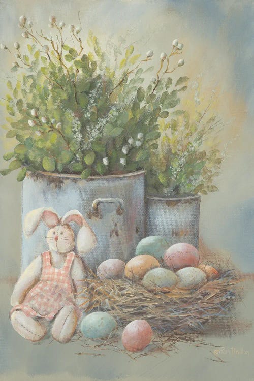 Rustic Easter Vignette