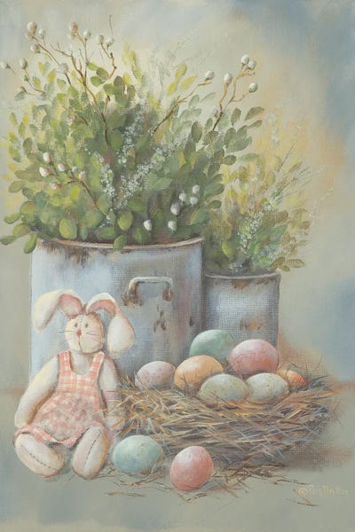 Spring: Rustic Easter Vignette by Pam Britton