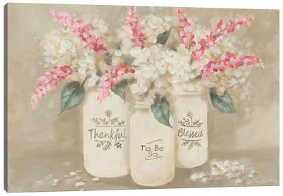 Thankful To Be So Blessed Canvas Art Print - Pam Britton