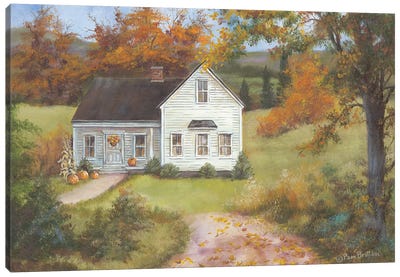 Fall In The Country Canvas Art Print - Pam Britton