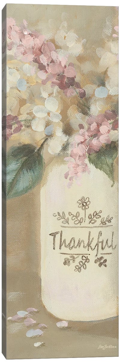 Thankful Flowers Canvas Art Print - Pam Britton