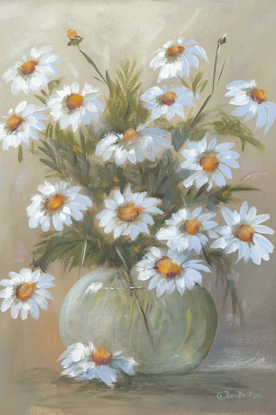 Daisies: Bowl Of Daisies by Pam Britton