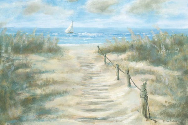 Pam Britton: Path To Sandy Beach by Pam Britton