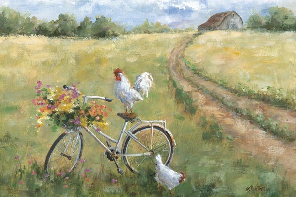 Pam Britton: Farm Bike by Pam Britton
