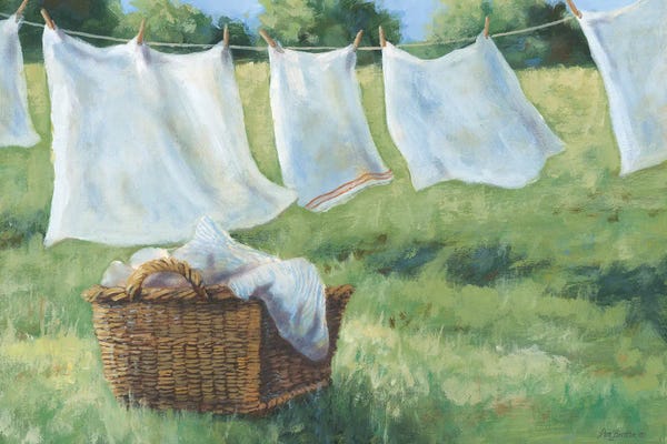 Pam Britton: Monday Wash by Pam Britton