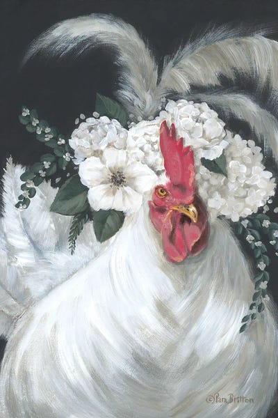 Floral Rooster