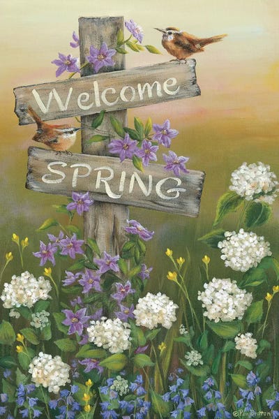 Pam Britton: Welcome Spring by Pam Britton