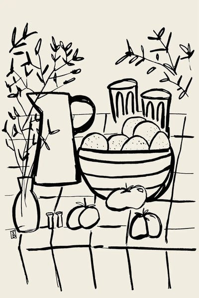 Modern Tablescapes: All'Aperto I by Pascale Berkowitz