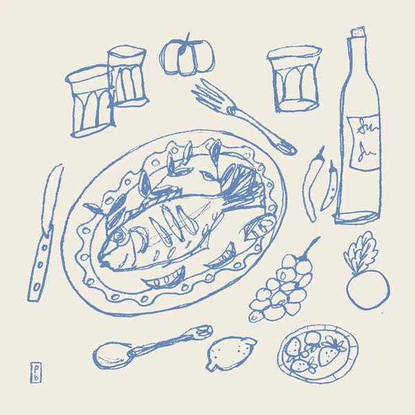 Modern Tablescapes: Picnic by Pascale Berkowitz