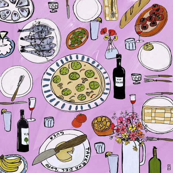 Modern Tablescapes: Taverna Del 'Lupo by Pascale Berkowitz