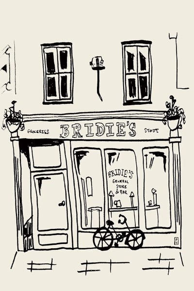 Bicycles: Bridie's Bar And General Store by Pascale Berkowitz