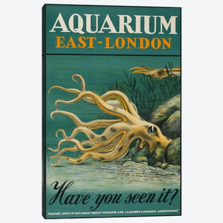 Aquarium, East-London Canvas Print #PCA164} by Print Collection Canvas Art Print