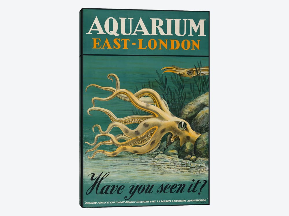 Aquarium, East-London by Print Collection 1-piece Canvas Wall Art