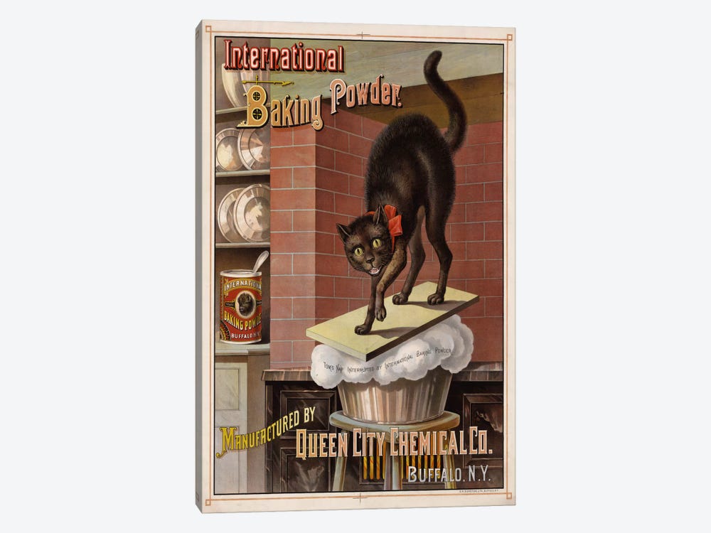 Catastrophe in the Kitchen, 1885 by Print Collection 1-piece Canvas Print