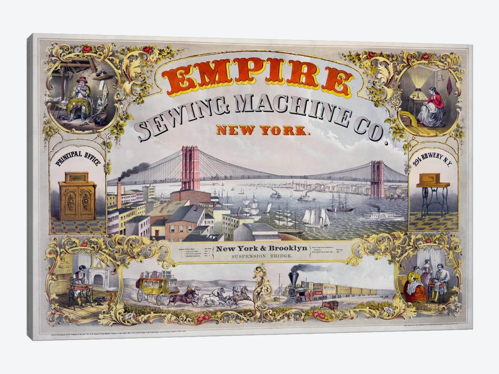 Empire Sewing Machine Co. by Print Collection 1-piece Canvas Artwork
