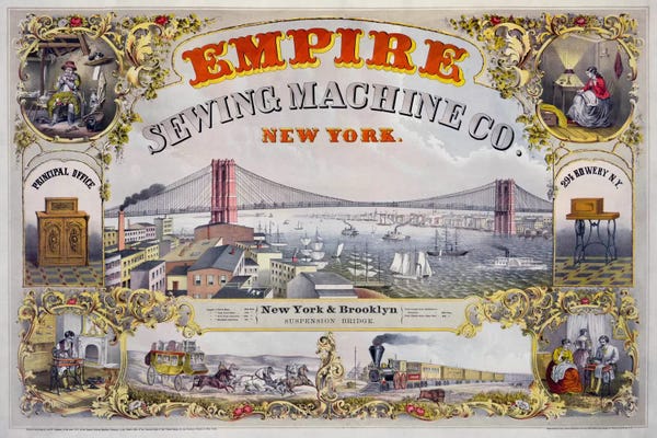 Famous Bridges: Empire Sewing Machine Co. by Print Collection