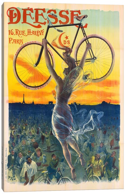 Goddess 16 Canvas Art Print - Cycling Art