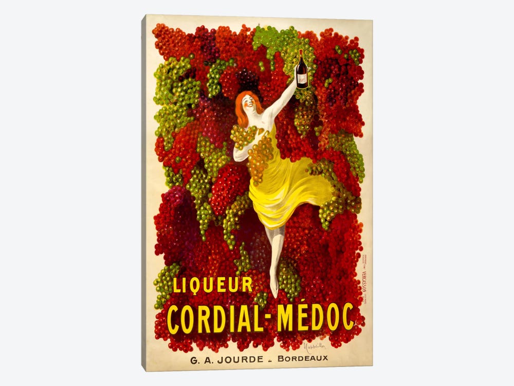Liquer Cordial-Médoc, G. A. Jourde - Bordeaux by Print Collection 1-piece Canvas Wall Art