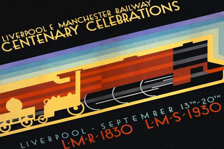 Liverpool & Manchester Railway by Print Collection wall art