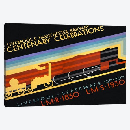 Liverpool & Manchester Railway Canvas Print #PCA355} by Print Collection Canvas Artwork