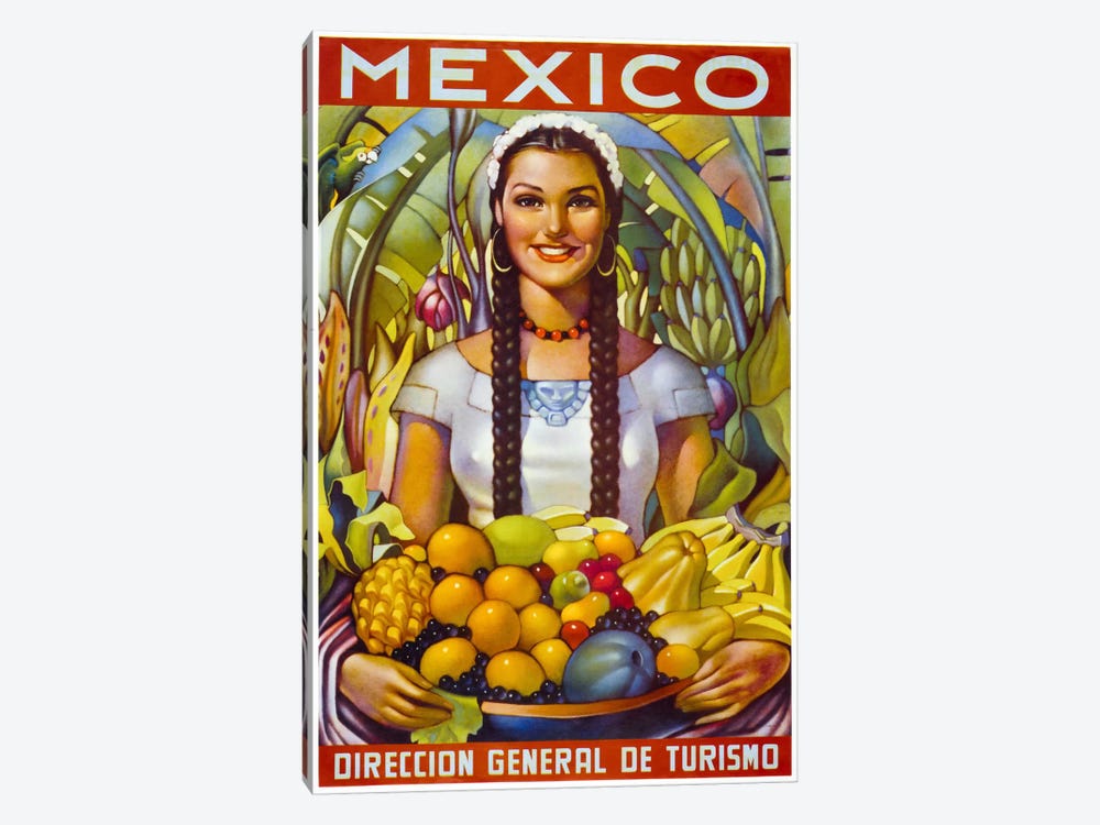 Mexico by Print Collection 1-piece Canvas Wall Art