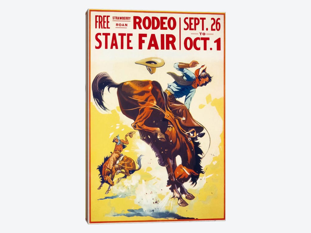Rodeo State Fair Roan by Print Collection 1-piece Canvas Print