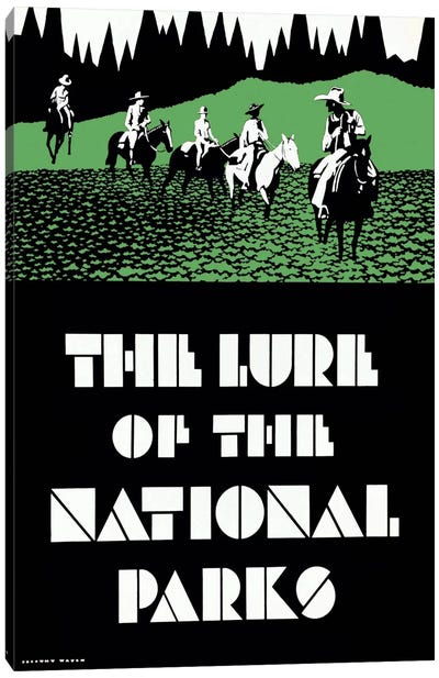 The Lure of the National Parks Canvas Art Print