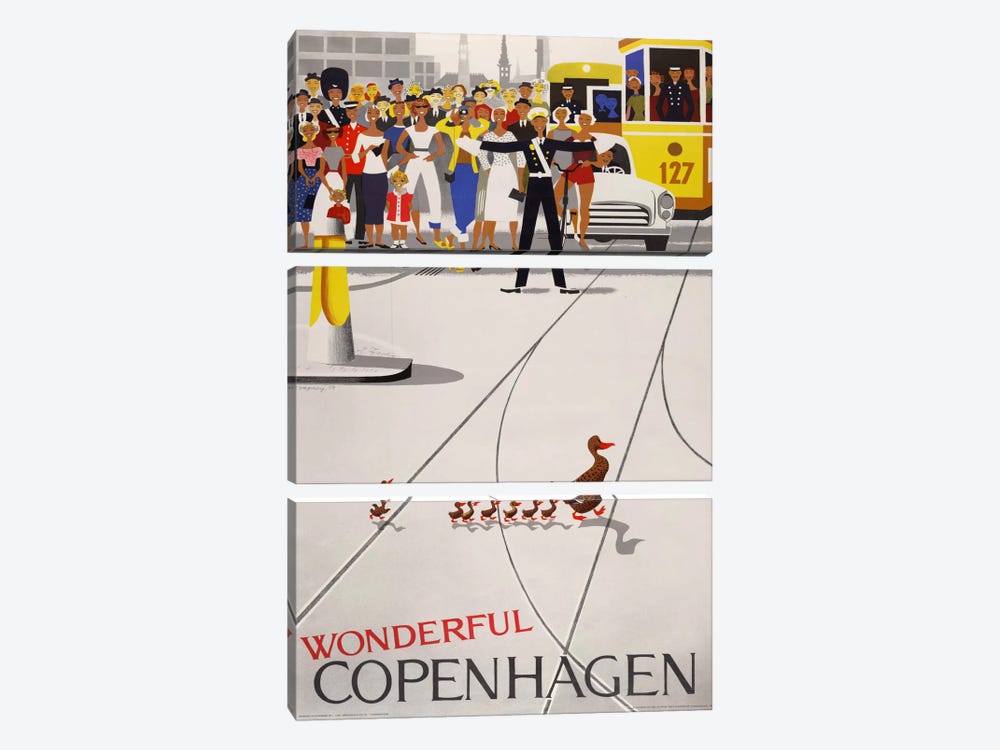 Wonderful Copenhagen by Print Collection 3-piece Art Print