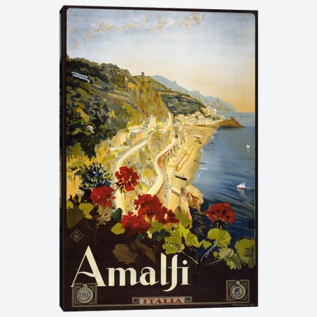 Amalfi Canvas Print #PCA434} by Print Collection Art Print