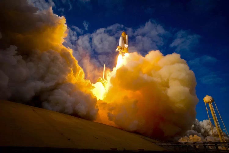 Space Shuttle Atlantis by Print Collection wall art