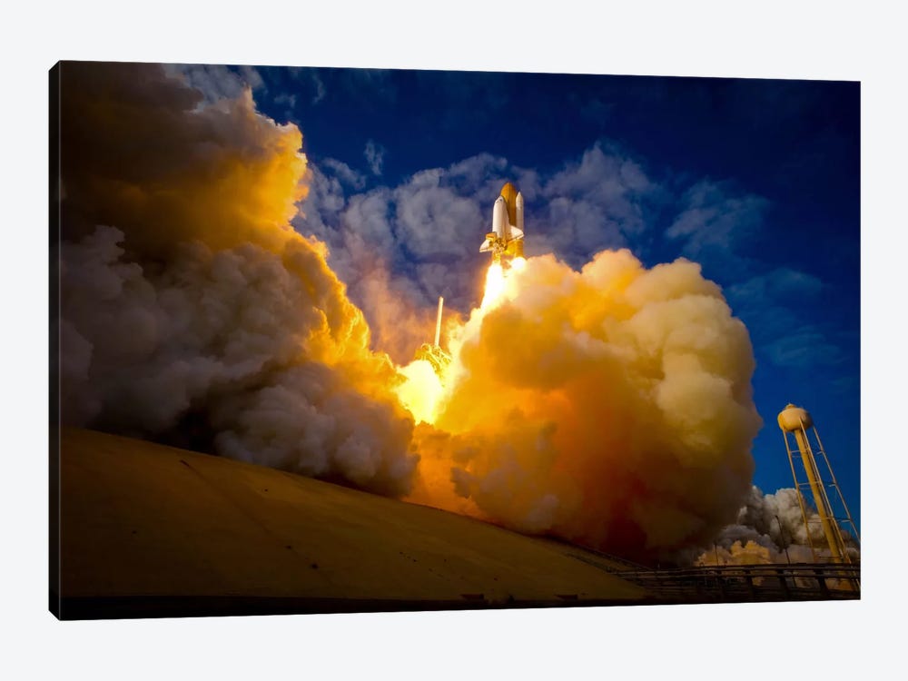 Space Shuttle Atlantis by Print Collection 1-piece Canvas Wall Art
