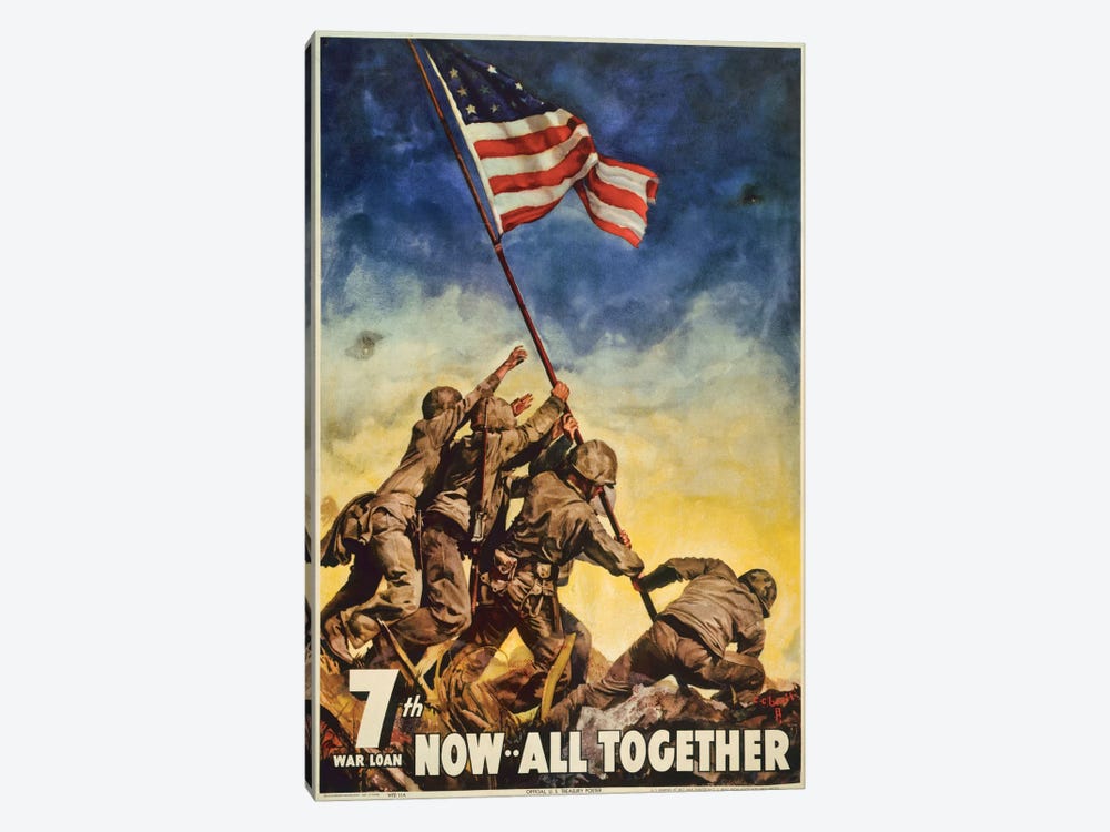 Marines All Together 1-piece Canvas Art Print