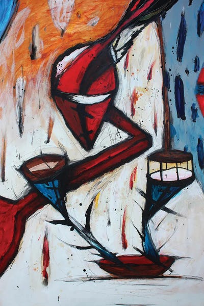 Diary III by Pal Csaba framed canvas print