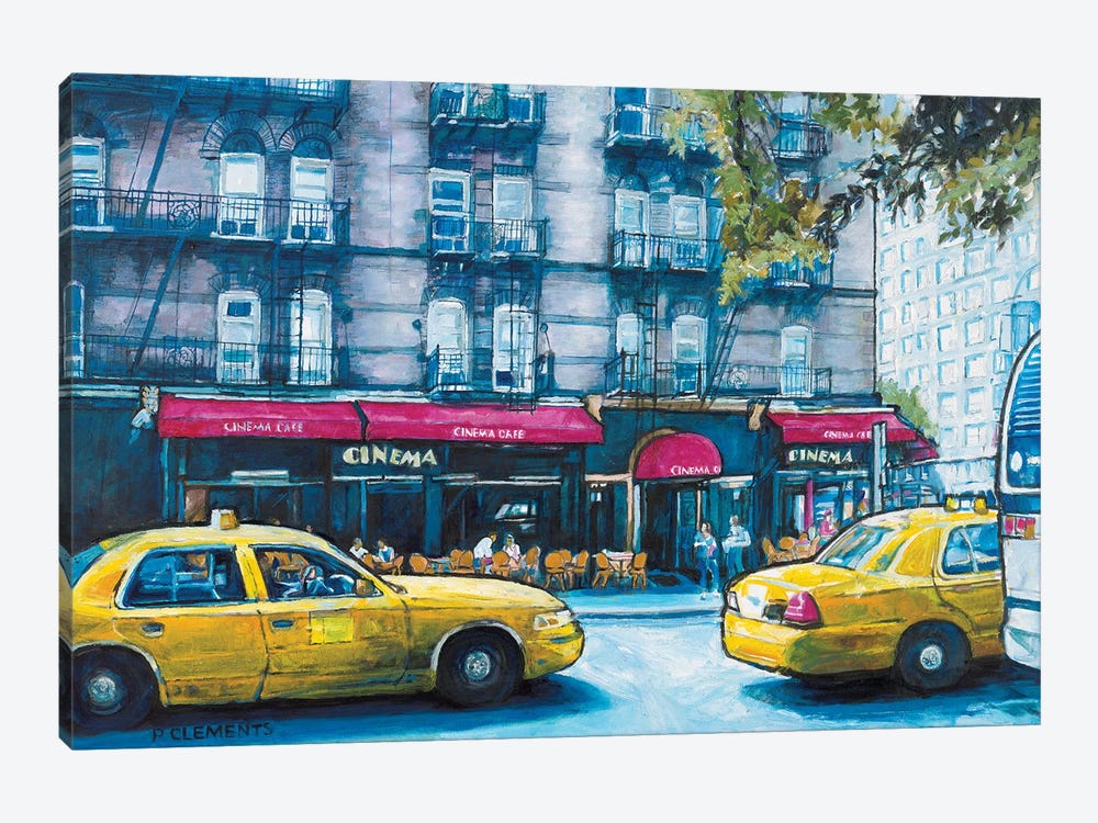 Cinema Cafe New York by Patricia Clements 1-piece Art Print