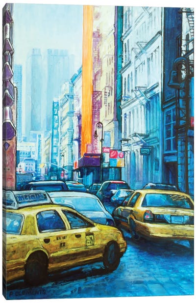 Greenwich Village New York Canvas Art Print - Patricia Clements