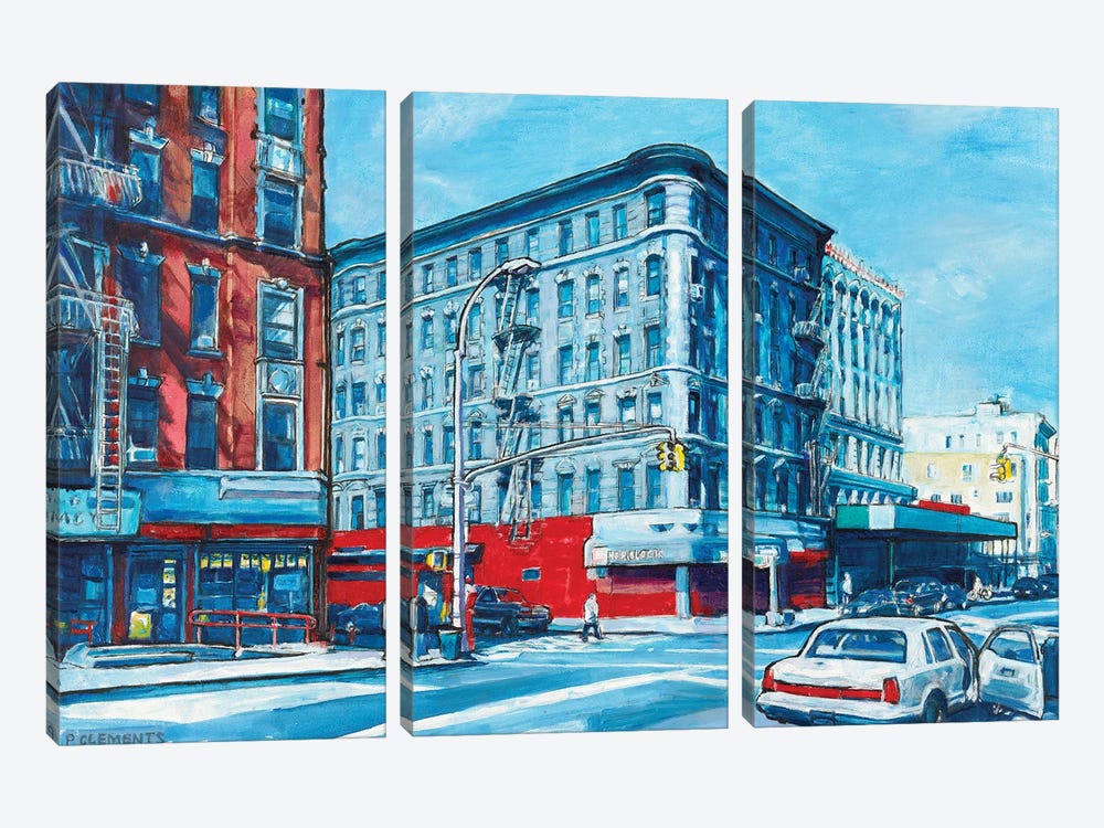 72nd Street New York by Patricia Clements 3-piece Canvas Art Print