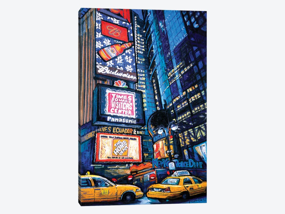 New York Times Square by Patricia Clements 1-piece Canvas Art Print