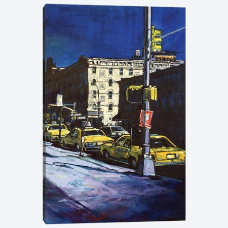 Night Streets Of New York Canvas Print #PCC33} by Patricia Clements Canvas Print