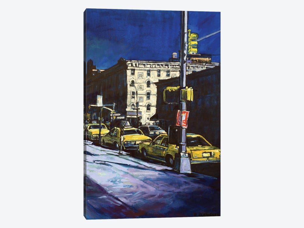 Night Streets Of New York by Patricia Clements 1-piece Canvas Artwork